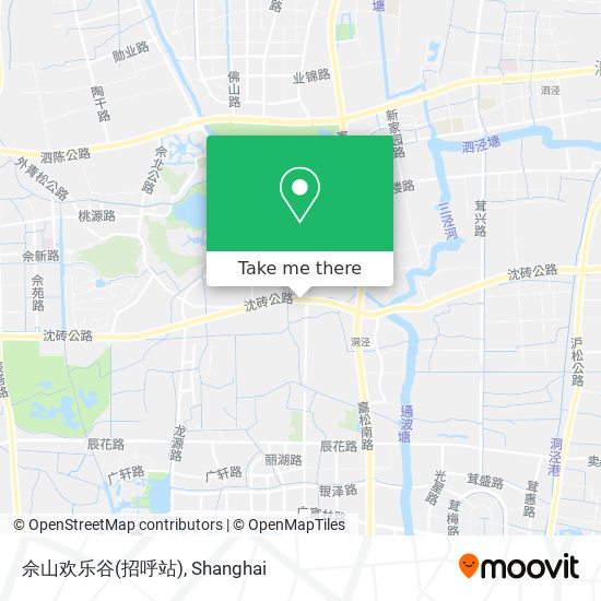 佘山欢乐谷(招呼站) map