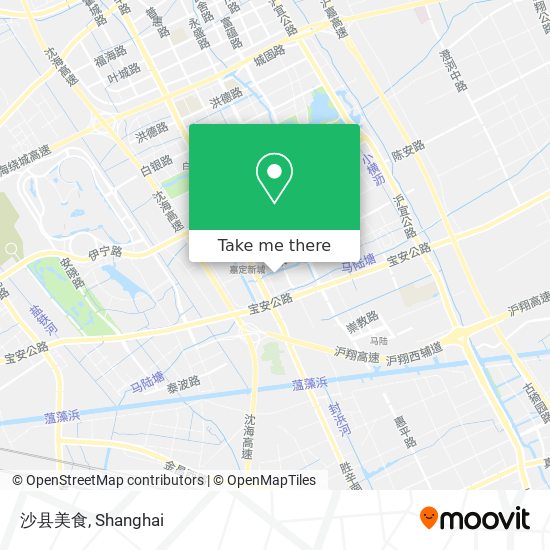 沙县美食 map