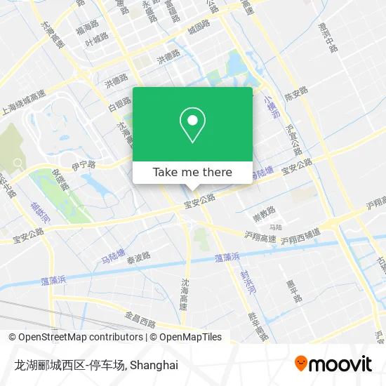 龙湖郦城西区-停车场 map