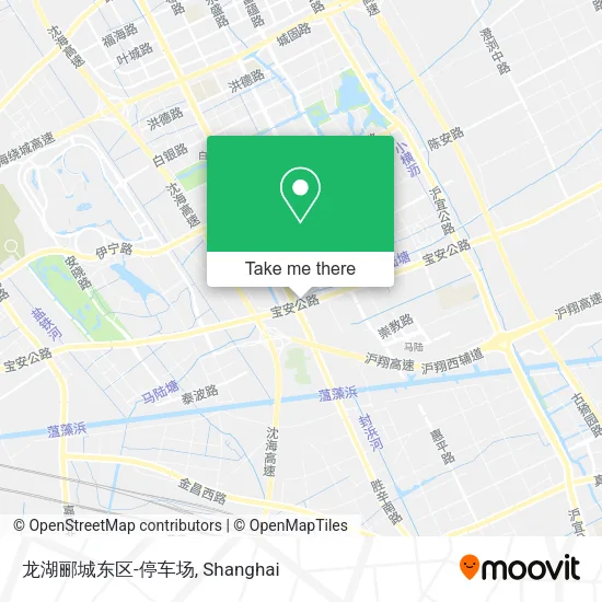 龙湖郦城东区-停车场 map
