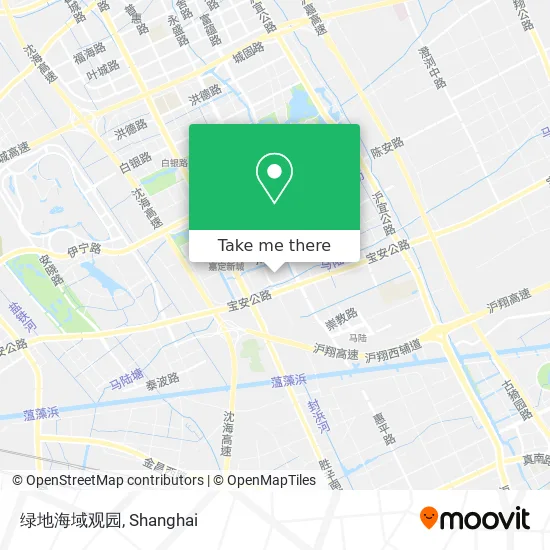 绿地海域观园 map