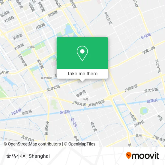金马小区 map