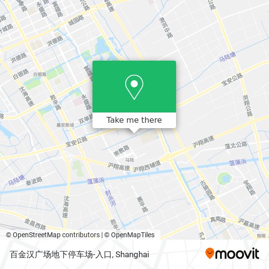 百金汉广场地下停车场-入口 map