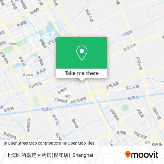 上海医药嘉定大药房(樱花店) map