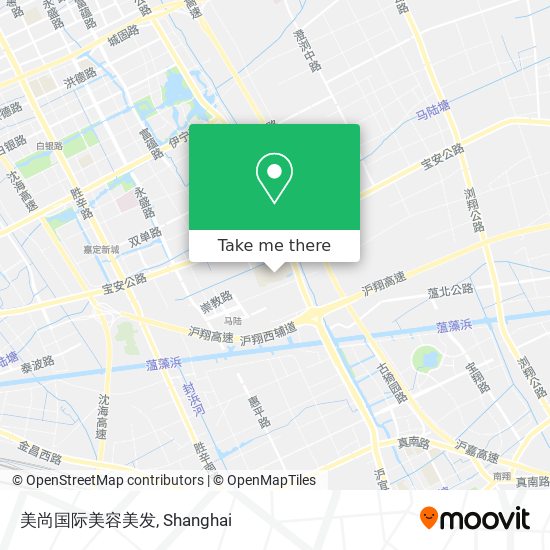 美尚国际美容美发 map