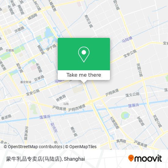 蒙牛乳品专卖店(马陆店) map