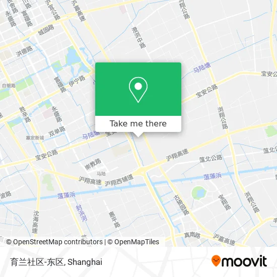 育兰社区-东区 map