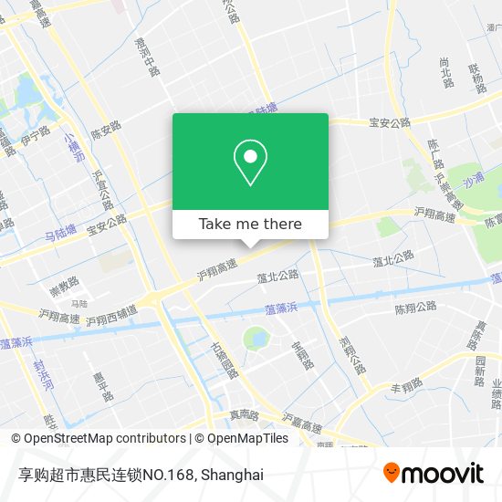 享购超市惠民连锁NO.168 map