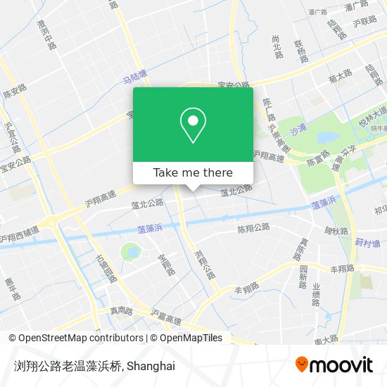 浏翔公路老温藻浜桥 map