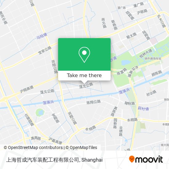 上海哲成汽车装配工程有限公司 map