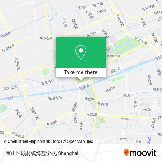 宝山区顾村镇海蓝学校 map