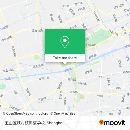 宝山区顾村镇海蓝学校 map