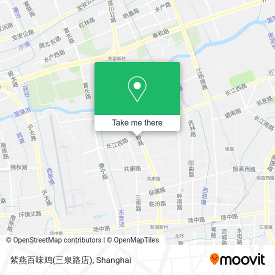 紫燕百味鸡(三泉路店) map