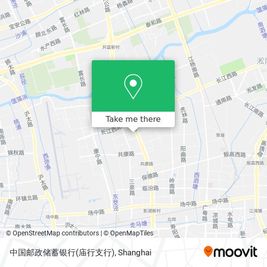 中国邮政储蓄银行(庙行支行) map