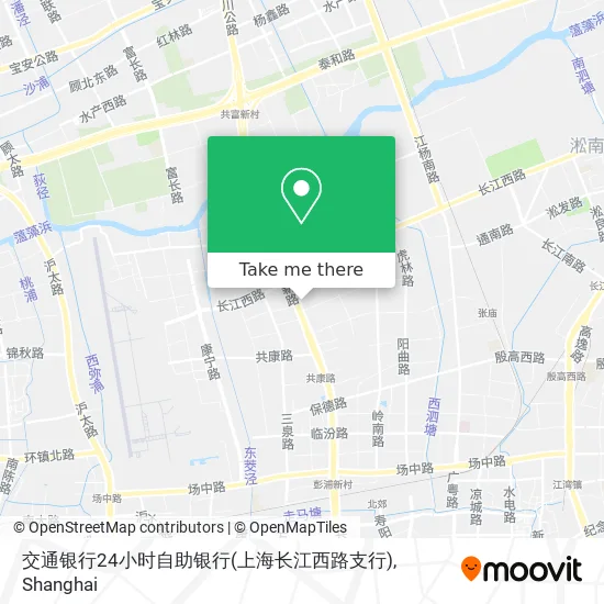 交通银行24小时自助银行(上海长江西路支行) map