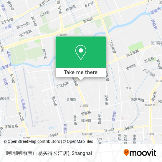 呷哺呷哺(宝山易买得长江店) map