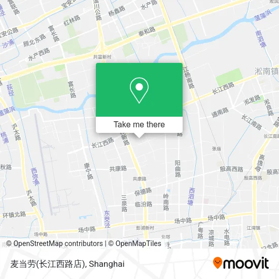 麦当劳(长江西路店) map