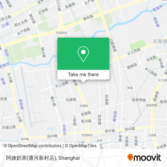 阿姨奶茶(通河新村店) map