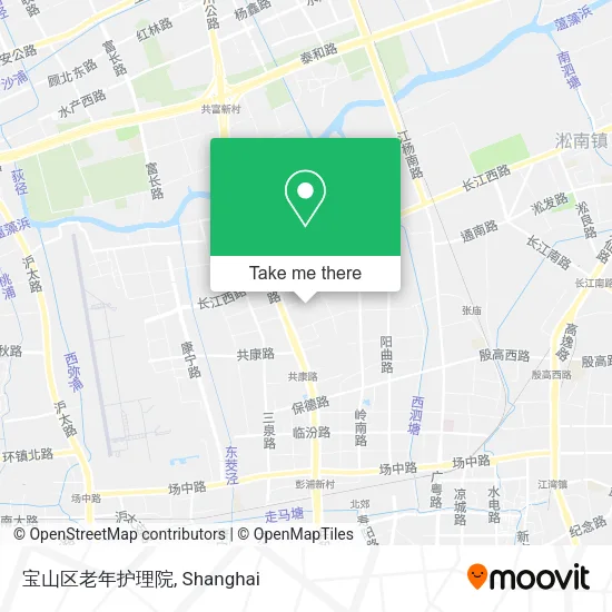 宝山区老年护理院 map