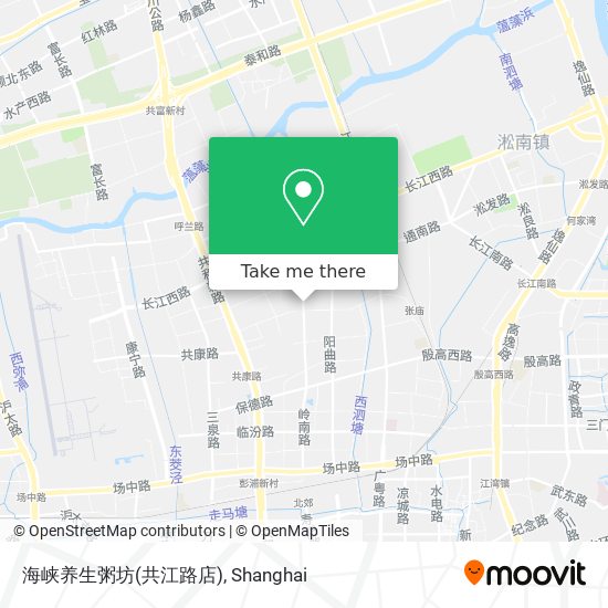 海峡养生粥坊(共江路店) map