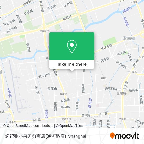 迎记张小泉刀剪商店(通河路店) map