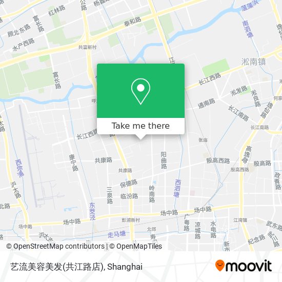 艺流美容美发(共江路店) map