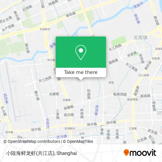 小陆海鲜龙虾(共江店) map