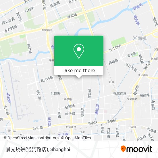 晨光烧饼(通河路店) map