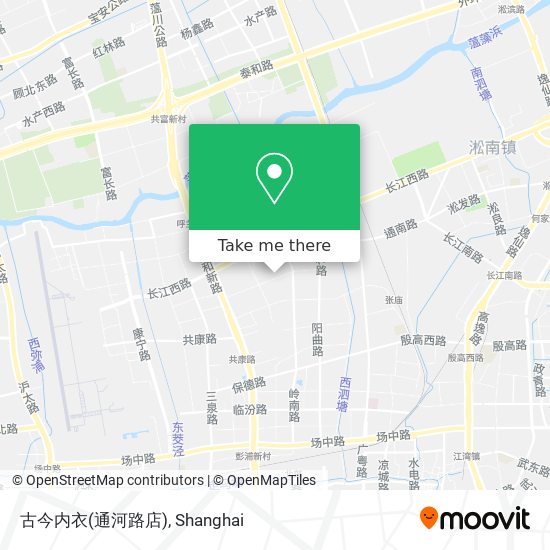 古今内衣(通河路店) map