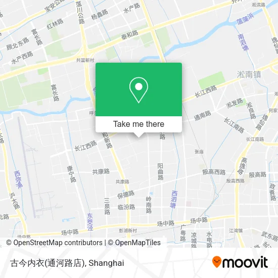 古今内衣(通河路店) map