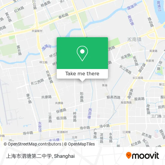 上海市泗塘第二中学 map