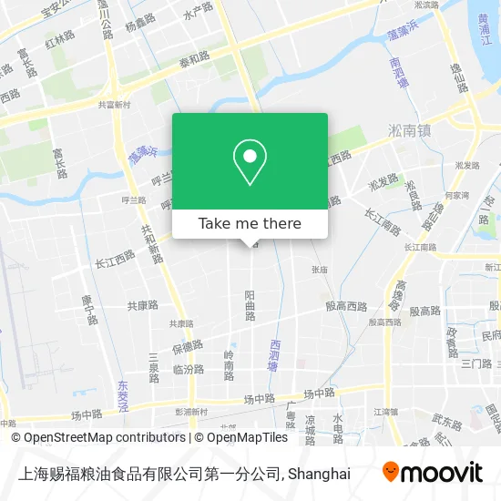 上海赐福粮油食品有限公司第一分公司 map