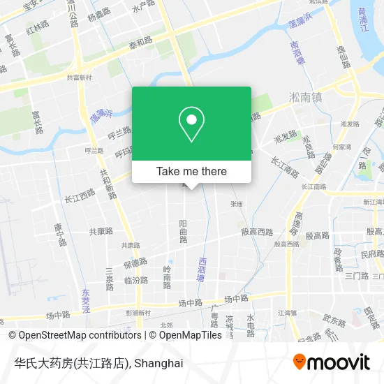 华氏大药房(共江路店) map