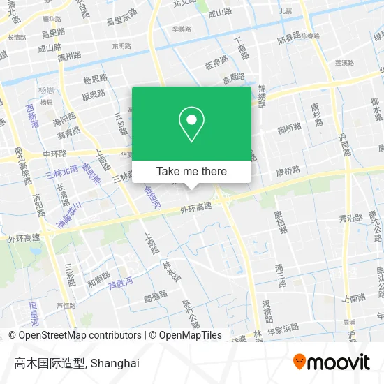 高木国际造型 map