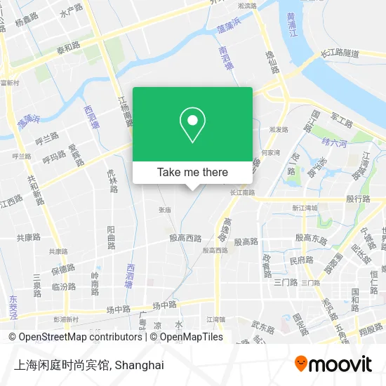 上海闲庭时尚宾馆 map