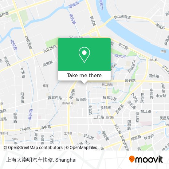 上海大崇明汽车快修 map