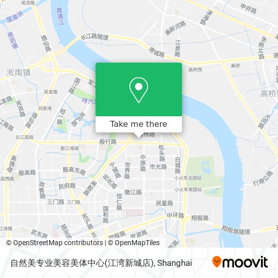 自然美专业美容美体中心(江湾新城店) map