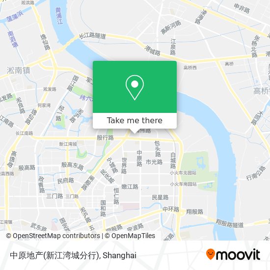 中原地产(新江湾城分行) map