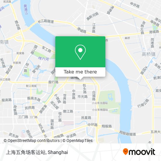 上海五角场客运站 map
