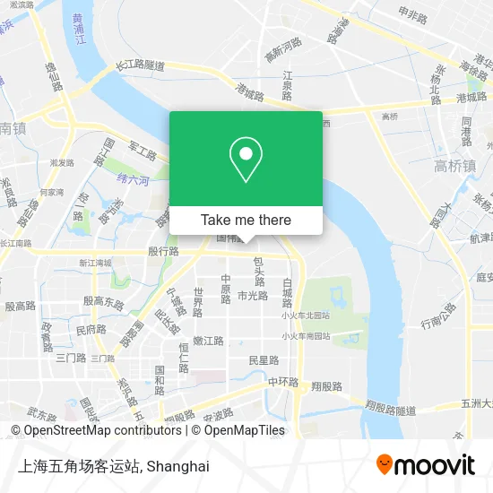 上海五角场客运站 map