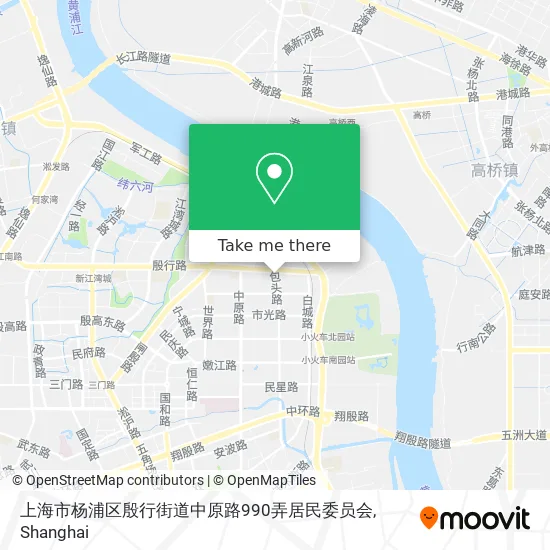 上海市杨浦区殷行街道中原路990弄居民委员会 map