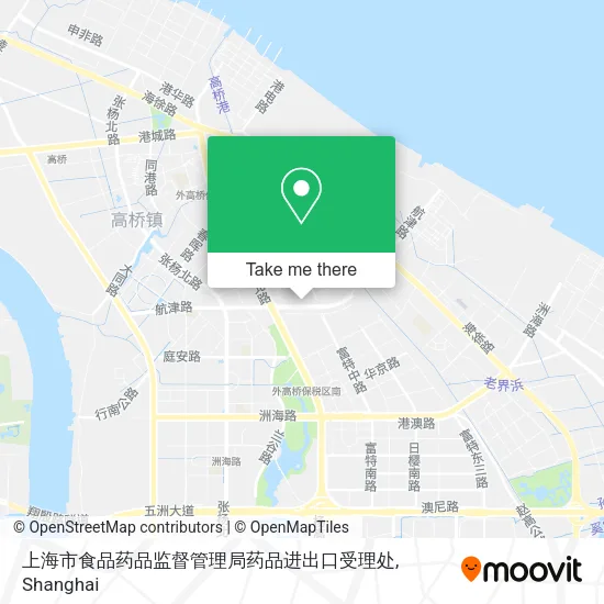 上海市食品药品监督管理局药品进出口受理处 map