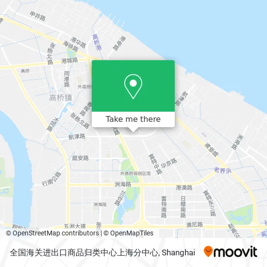 全国海关进出口商品归类中心上海分中心 map