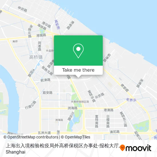 上海出入境检验检疫局外高桥保税区办事处-报检大厅 map