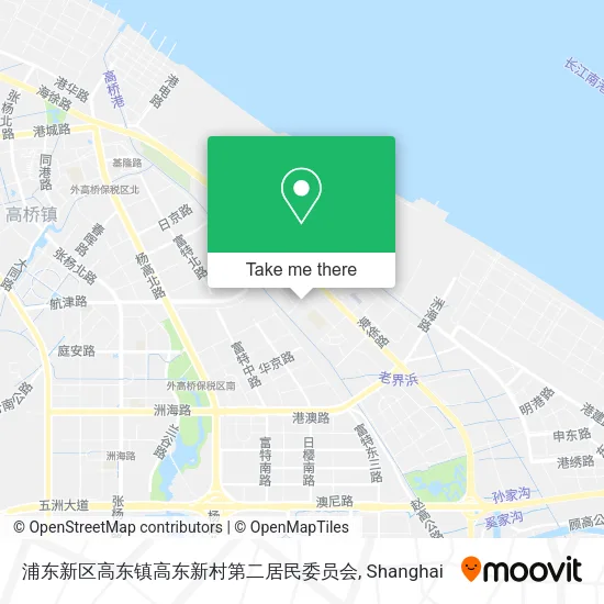 浦东新区高东镇高东新村第二居民委员会 map