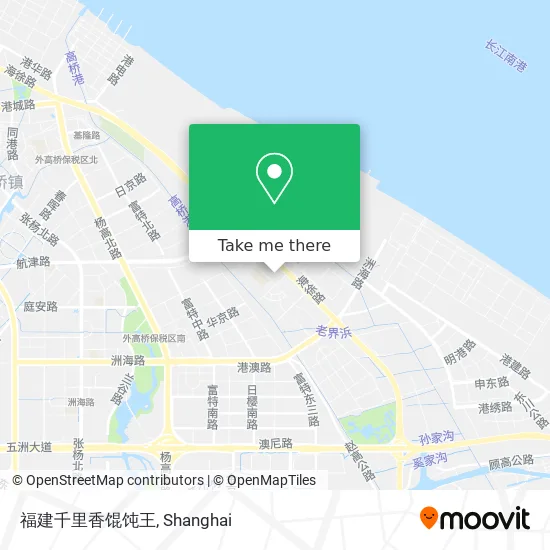 福建千里香馄饨王 map