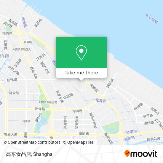 高东食品店 map