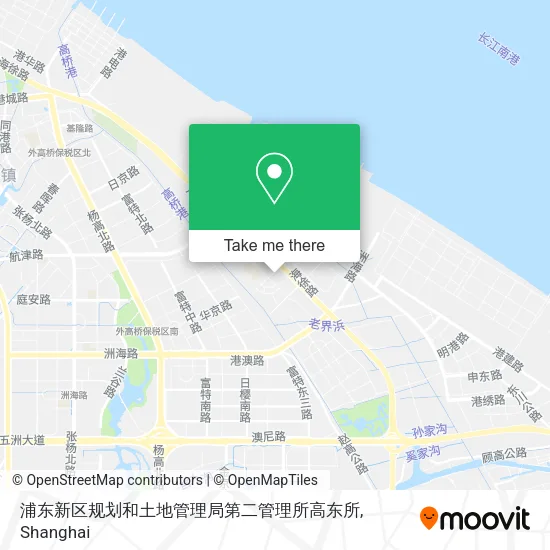 浦东新区规划和土地管理局第二管理所高东所 map
