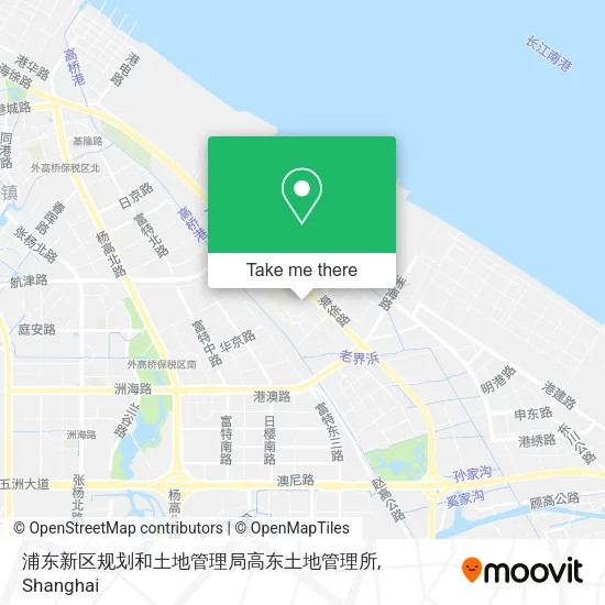 浦东新区规划和土地管理局高东土地管理所 map