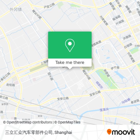 三立汇众汽车零部件公司 map